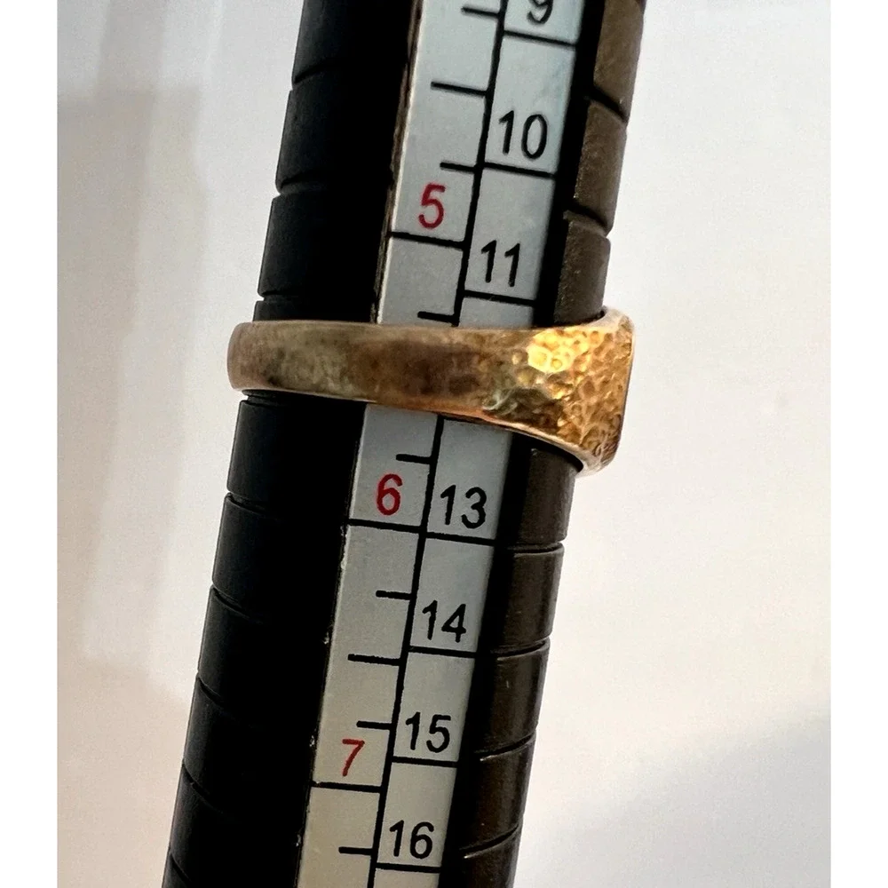 BEAUTIFUL Antique Stamped Chas Klein 10K Gold Sherwood Music School Enamel Ring
